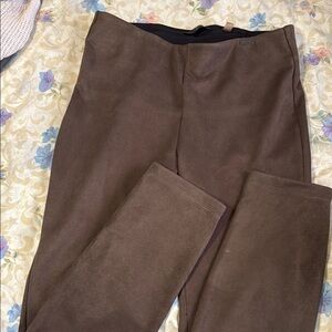 Brown Suede Pants